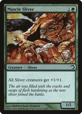 Muscle Sliver card from Premium Deck Series: Slivers