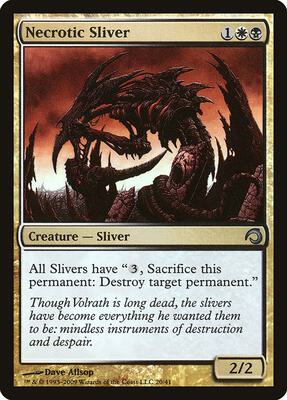 Necrotic Sliver card from Premium Deck Series: Slivers