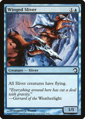 Winged Sliver card from Premium Deck Series: Slivers