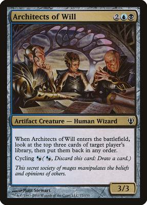Architects of Will card from Archenemy
