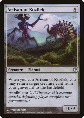 Artisan of Kozilek card from Archenemy