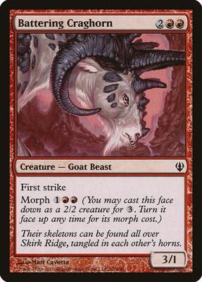 Battering Craghorn card from Archenemy