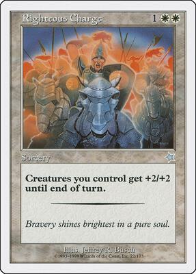 Righteous Charge card from Starter 1999