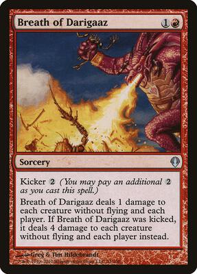 Breath of Darigaaz card from Archenemy