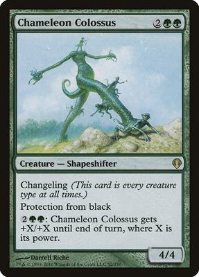Chameleon Colossus card from Archenemy