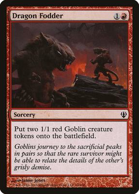 Dragon Fodder card from Archenemy