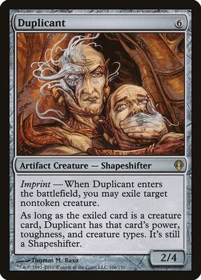 Duplicant card from Archenemy