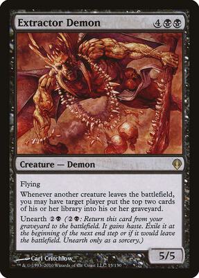 Extractor Demon card from Archenemy