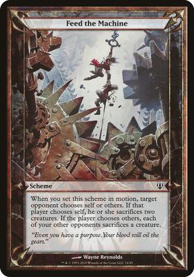 Feed the Machine (Archenemy) card from Oversize Cards