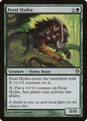 Feral Hydra card from Archenemy