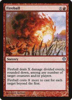 Fireball card from Archenemy