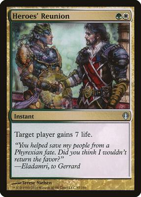 Heroes' Reunion card from Archenemy