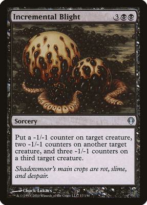 Incremental Blight card from Archenemy
