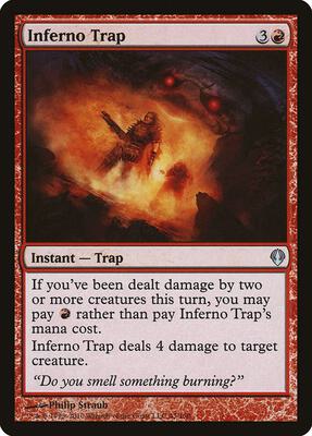 Inferno Trap card from Archenemy
