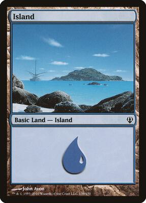 Island (139) card from Archenemy