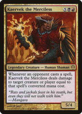 Kaervek the Merciless card from Archenemy