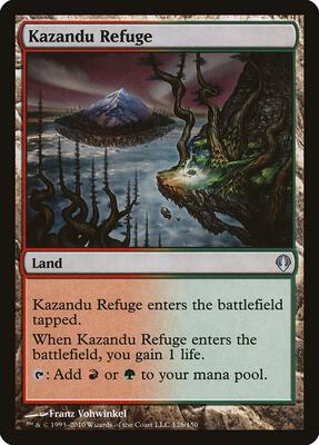 Kazandu Refuge card from Archenemy