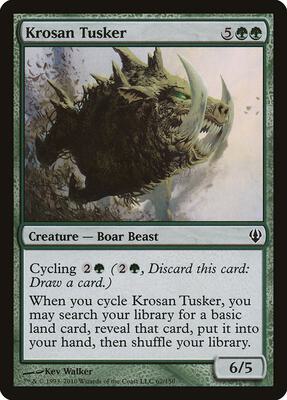 Krosan Tusker card from Archenemy