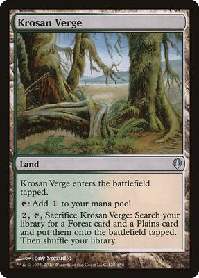 Krosan Verge card from Archenemy