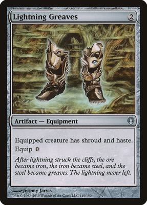 Lightning Greaves card from Archenemy