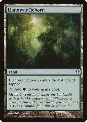 Llanowar Reborn card from Archenemy
