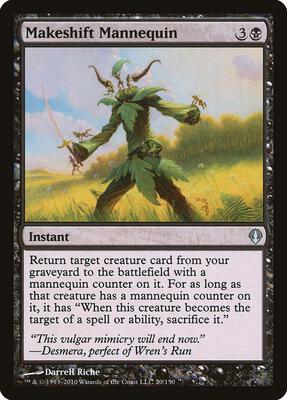 Makeshift Mannequin card from Archenemy