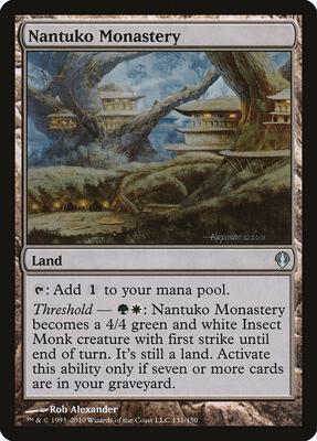 Nantuko Monastery card from Archenemy