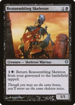 Reassembling Skeleton card from Archenemy