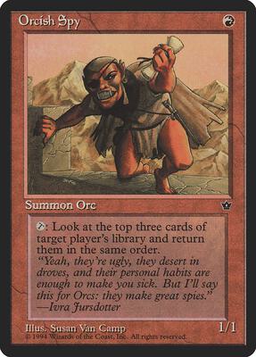 Orcish Spy (Van Camp) card from Fallen Empires