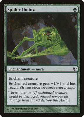 Spider Umbra card from Archenemy