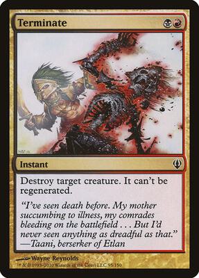 Terminate card from Archenemy
