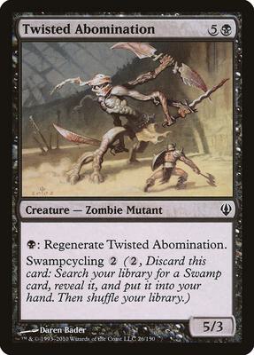 Twisted Abomination card from Archenemy
