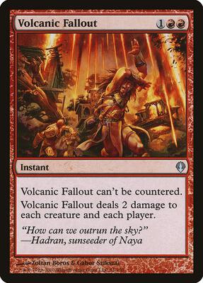 Volcanic Fallout card from Archenemy