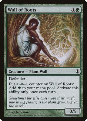 Wall of Roots card from Archenemy