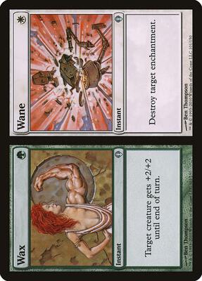 Wax // Wane card from Archenemy