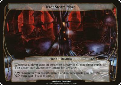 Izzet Steam Maze (Planechase) card from Oversize Cards