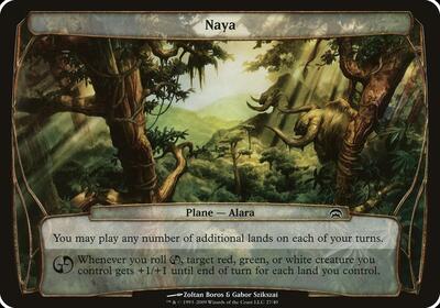 Naya (Planechase) card from Oversize Cards