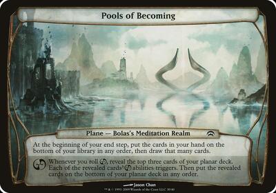 Pools of Becoming (Planechase) card from Oversize Cards