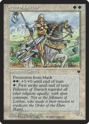 Order of Leitbur (Wackwitz) (Facing Right) card from Fallen Empires