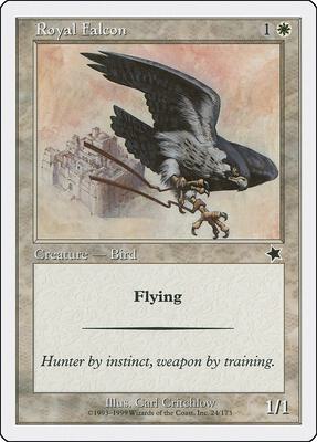 Royal Falcon card from Starter 1999