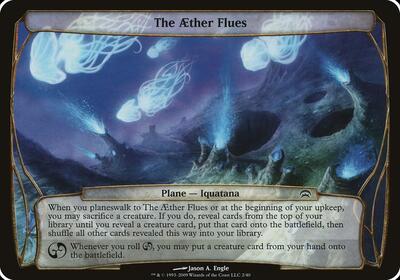 The Aether Flues (Planechase) card from Oversize Cards