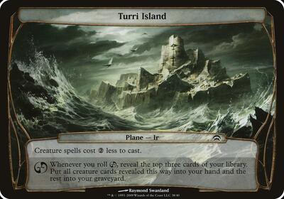 Turri Island (Planechase) card from Oversize Cards