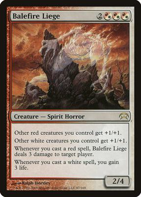 Balefire Liege card from Planechase