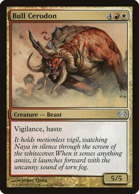 Bull Cerodon card from Planechase