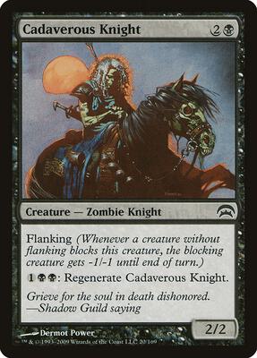 Cadaverous Knight card from Planechase