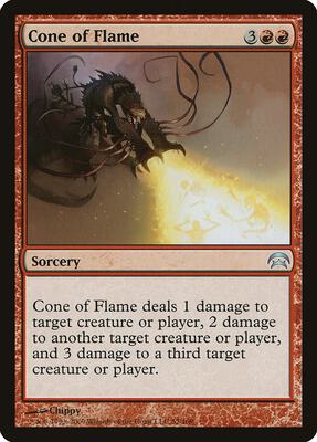 Cone of Flame card from Planechase