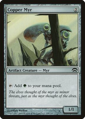 Copper Myr card from Planechase