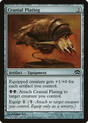 Cranial Plating card from Planechase
