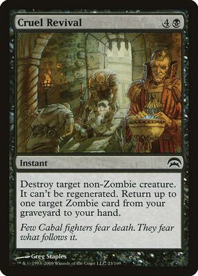 Cruel Revival card from Planechase