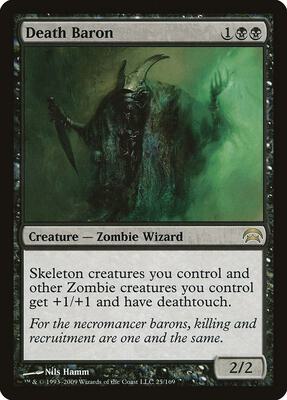 Death Baron card from Planechase